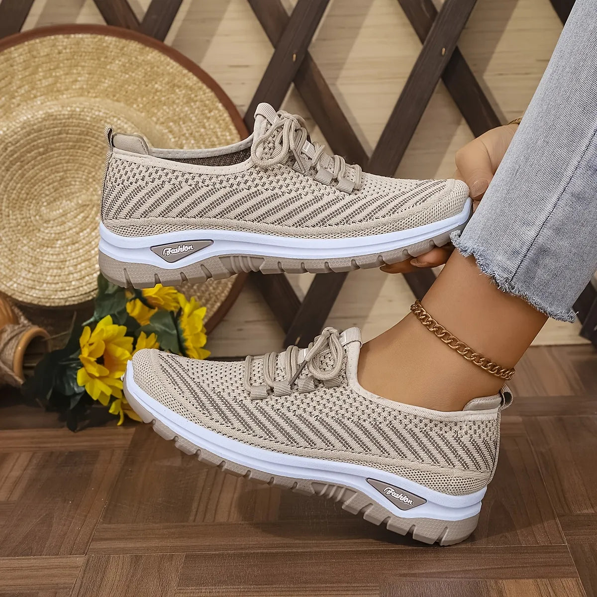 Women’s Breathable Arch-Support Slip-Resistant Trainers