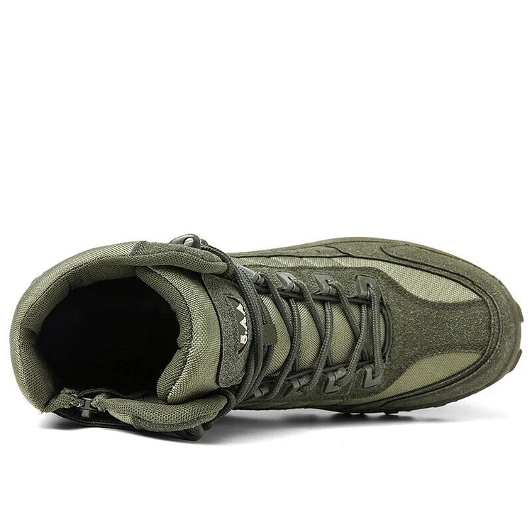 Men’s Water-Resistant Combat Hiking Boots