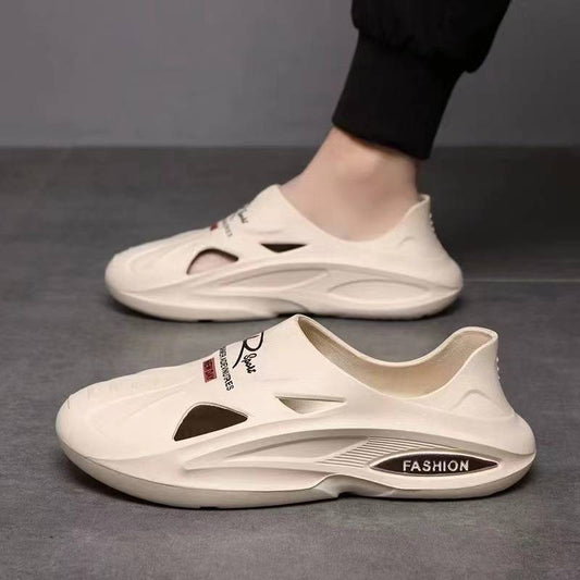 Men’s Vent-Cut Cushioned Slip-On Clog Sandals