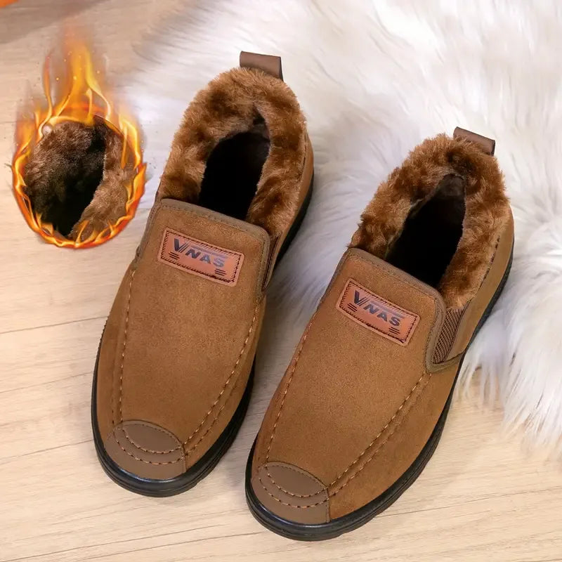 Men’s Orthopaedic Warm Arch Support Slip-On Boots