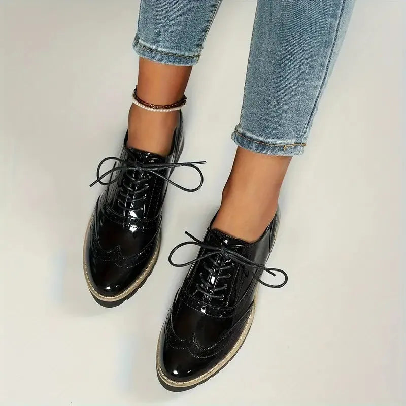 Women’s Comfort Leather-Look Shoes