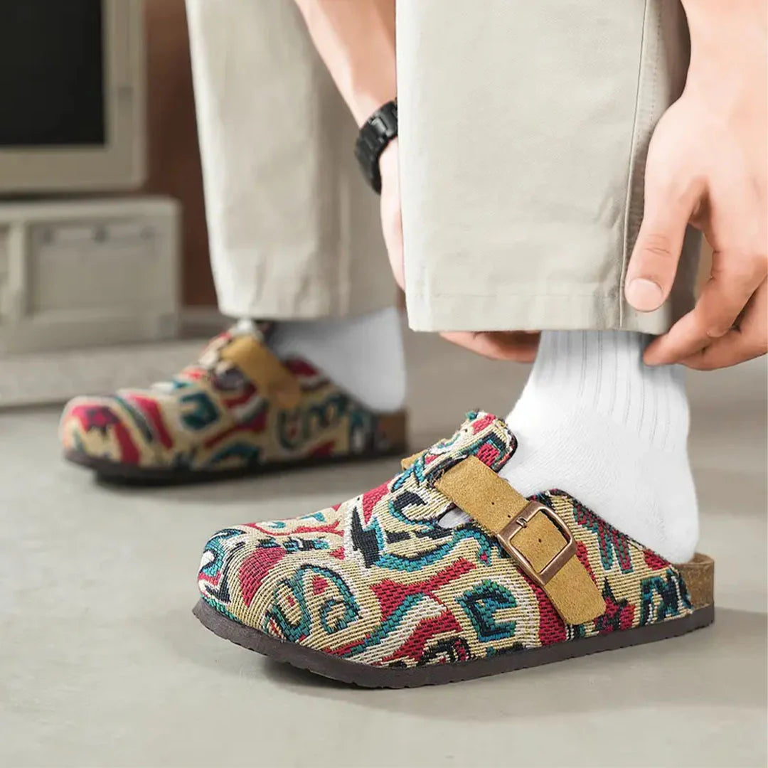 Printed Buckle Clogs