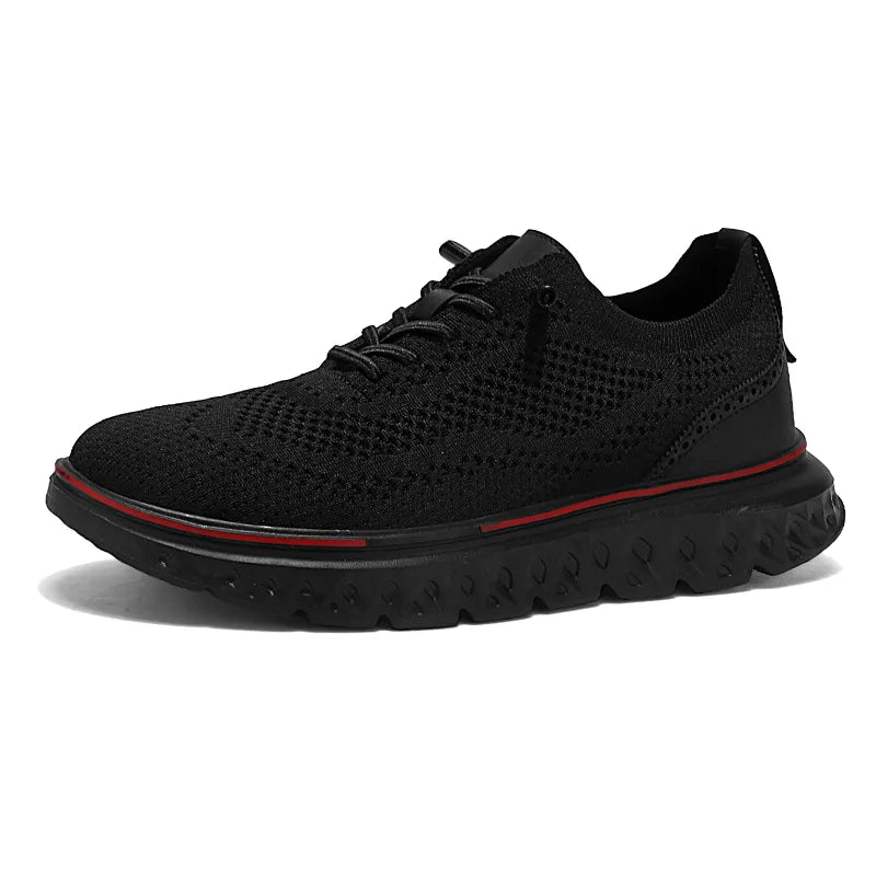 Men's Lightweight Shoes – Breathable Casual Walking Trainers, Comfortable Mesh Dress Shoes