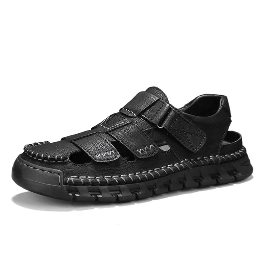 Men’s Handcrafted Leather-Look Comfort Shoes