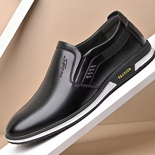 Men's Cutout Slip On Dress Loafers