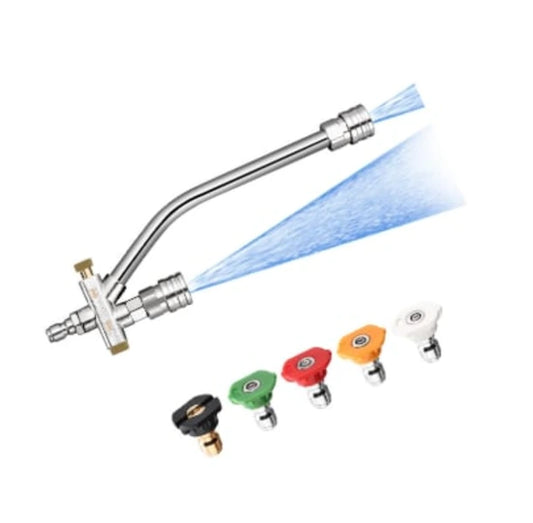 2-in-1 High-Pressure Car Washer Nozzle Kit