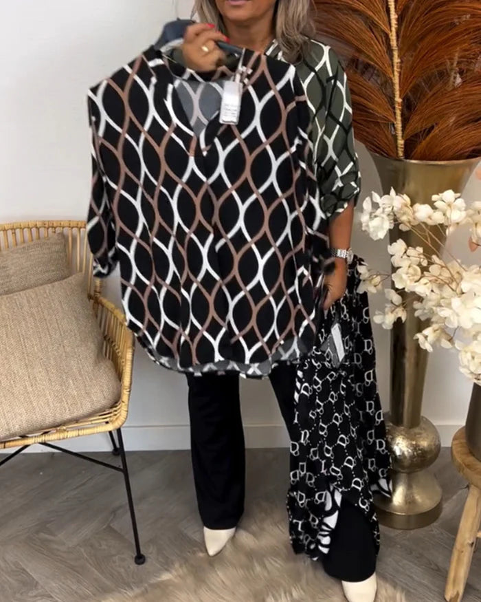 Chic Printed Blouse