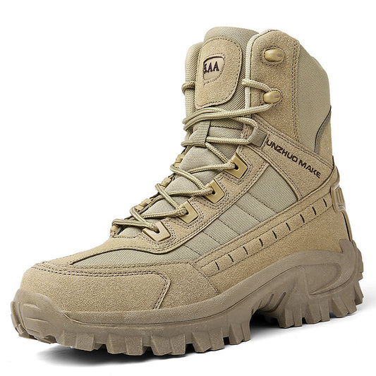 Men’s Water-Resistant Combat Hiking Boots