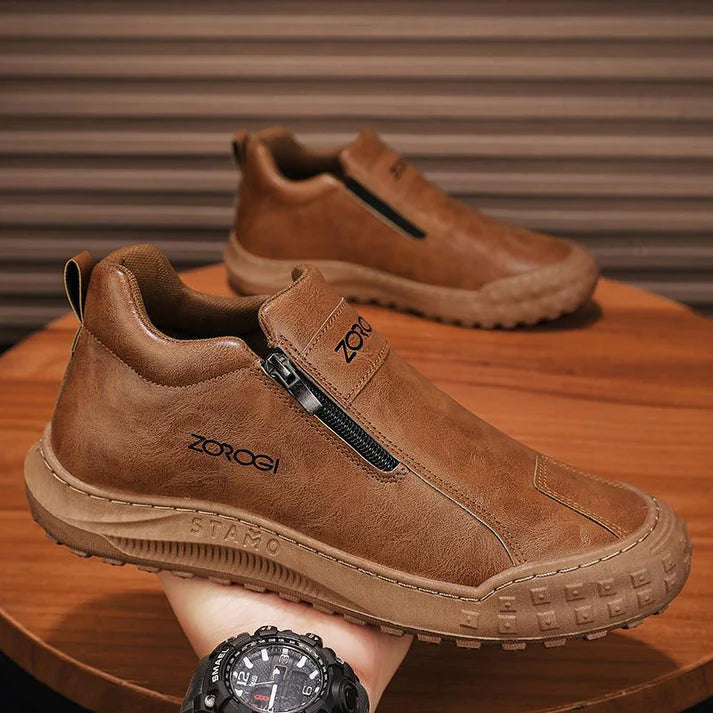 Men's Four-Season Outdoor Casual Leather-Look Shoes