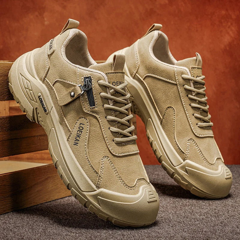 Men’s Protective Lace-Up Work Trainers