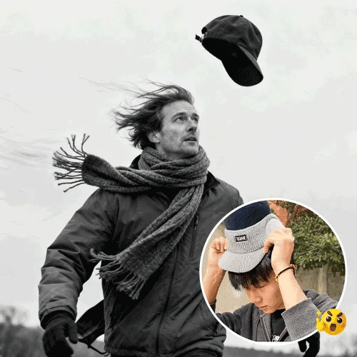 Windproof Thermal Cap with Visor and Ear Flaps