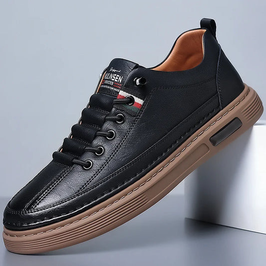 Italian Handmade Leather-Look Driving Breathable Casual Shoes