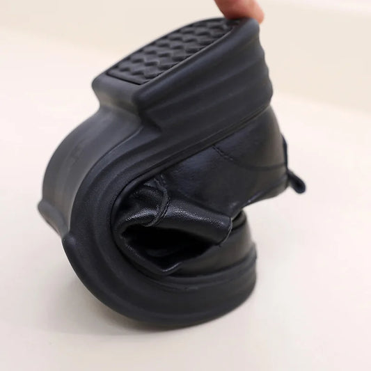 2024 New Versatile Leather-Look Non-Slip Shoes