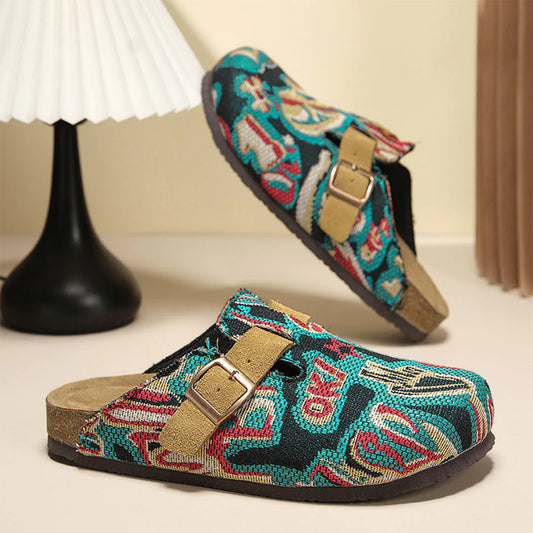 Printed Buckle Clogs