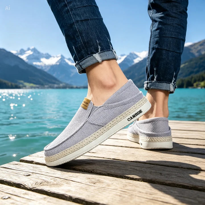 Men’s Woven Slip-On Loafers