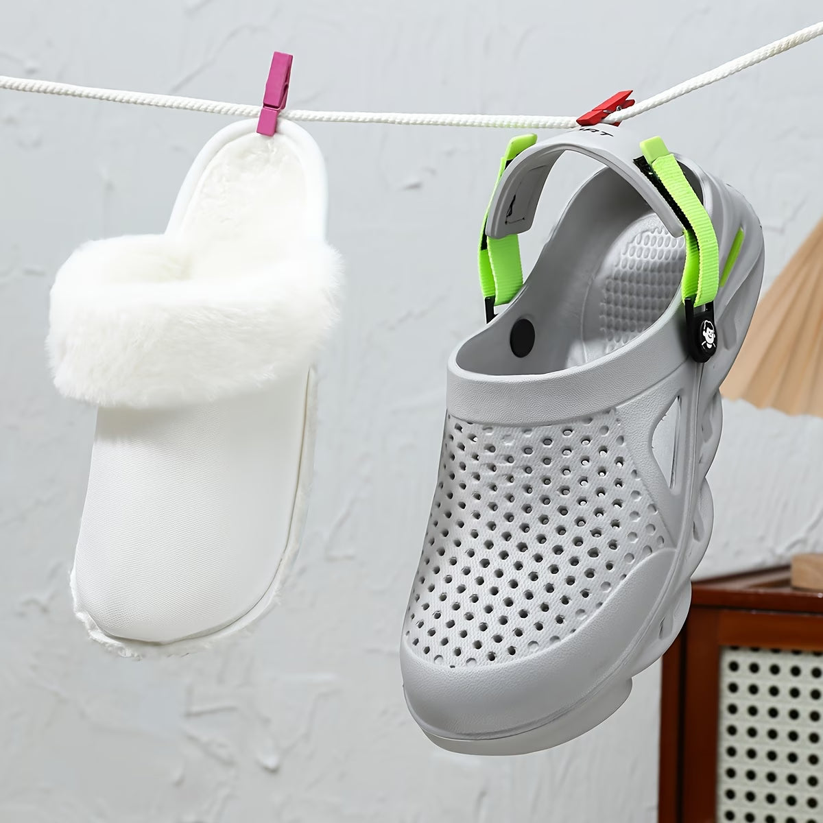 Ventilated Plush Lined Clogs