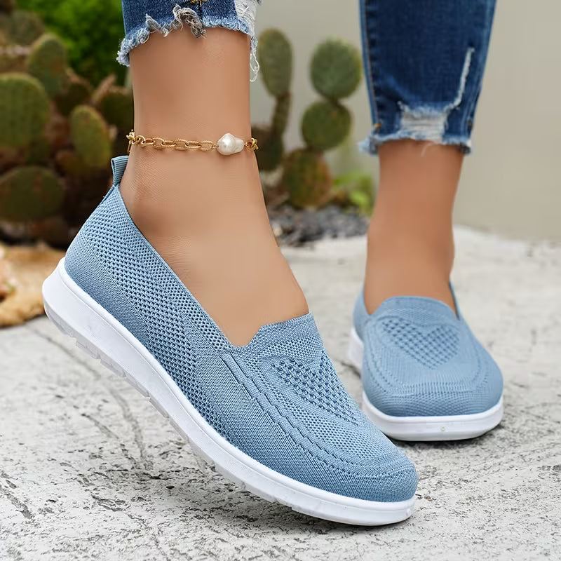 Women’s Slip-On Knit Walking Shoes