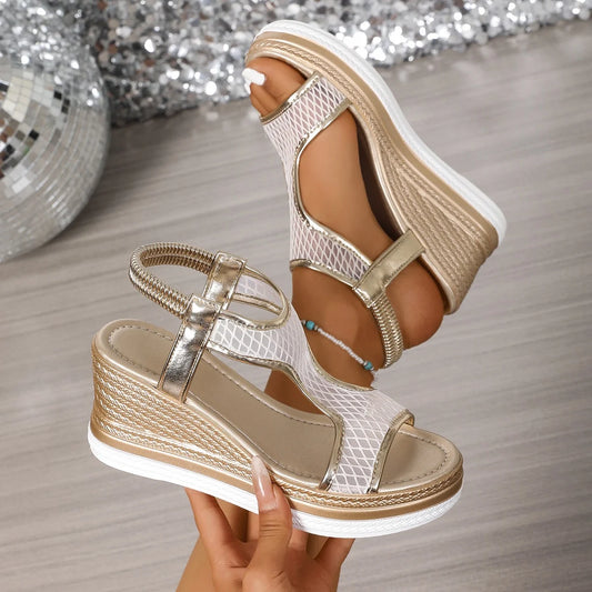 Women’s Supportive Wedge Slip-On Sandals
