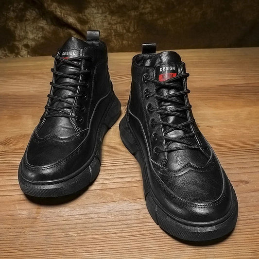 Men's Casual Versatile Leather Boots