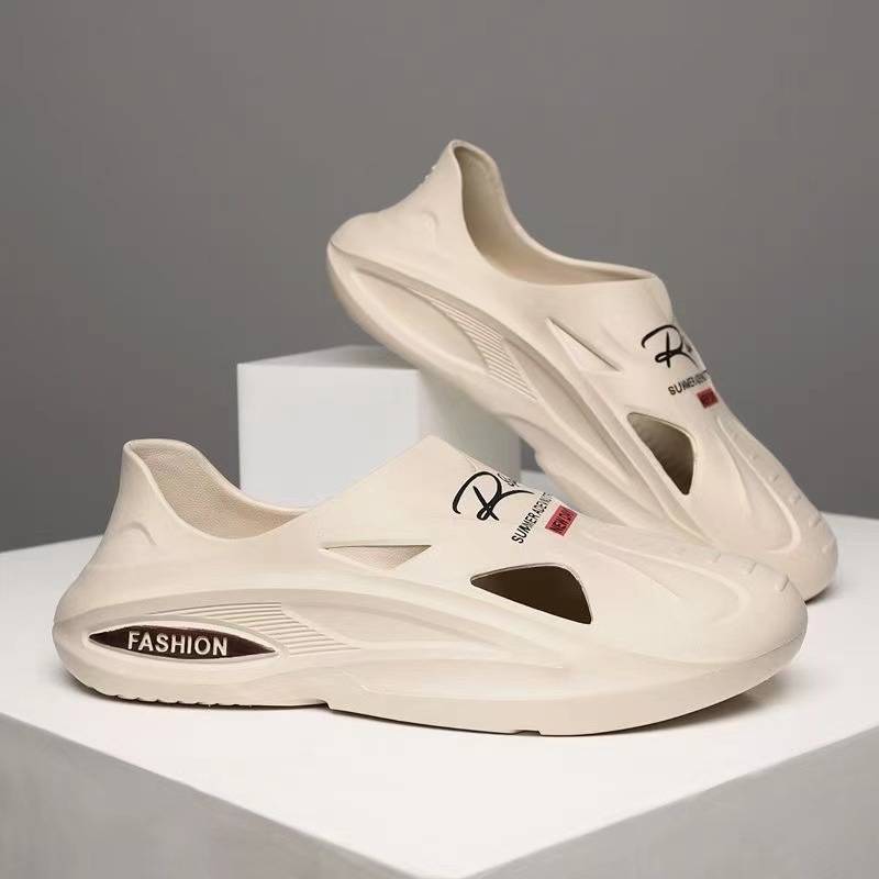 Men’s Vent-Cut Cushioned Slip-On Clog Sandals