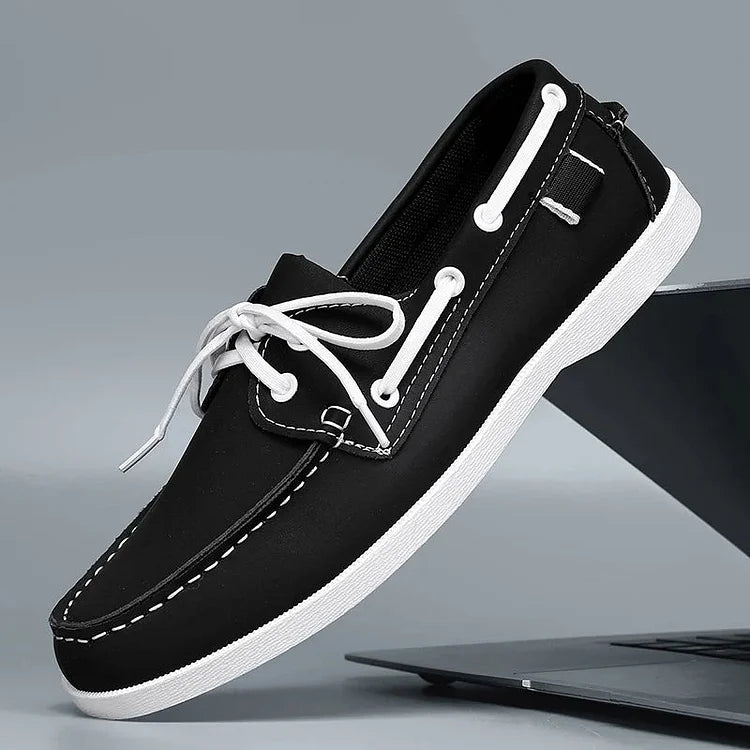 Men's British Style Casual Leather-Look Loafers