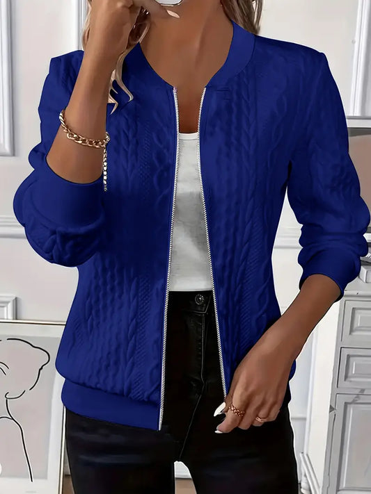Women's Stylish Autumn-Winter Zip-Up Jacket
