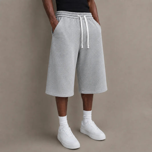 Men's Relaxed Over-Knee Casual Shorts