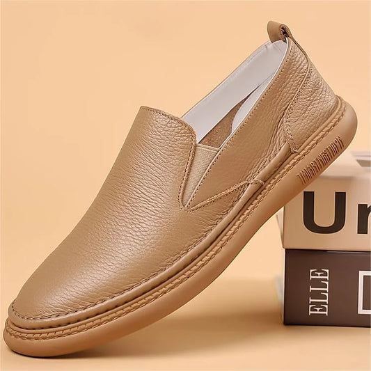 Casual Soft Sole Driving Leather-Look Shoes