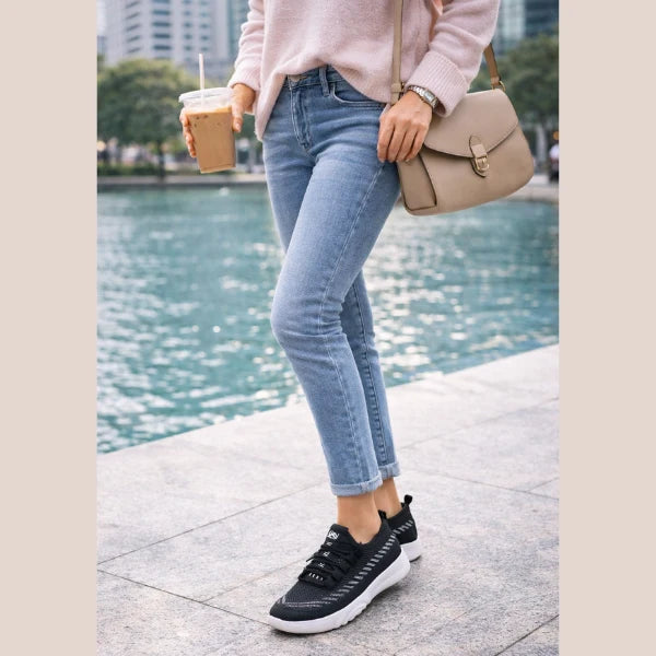 Women's Sparkle Detail Slip On Loafers