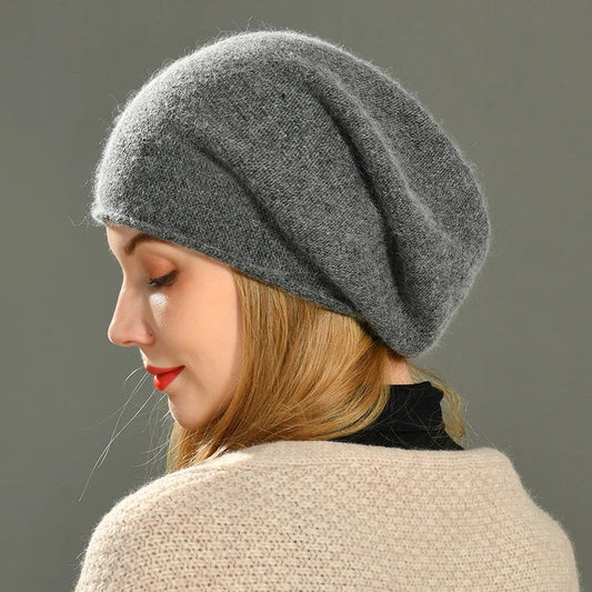 Women's Cashmere-Like Cloud-Soft Knit Winter Beanie Hat