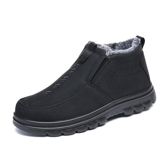 50% Off: Men's Waterproof Leather-Look Boots