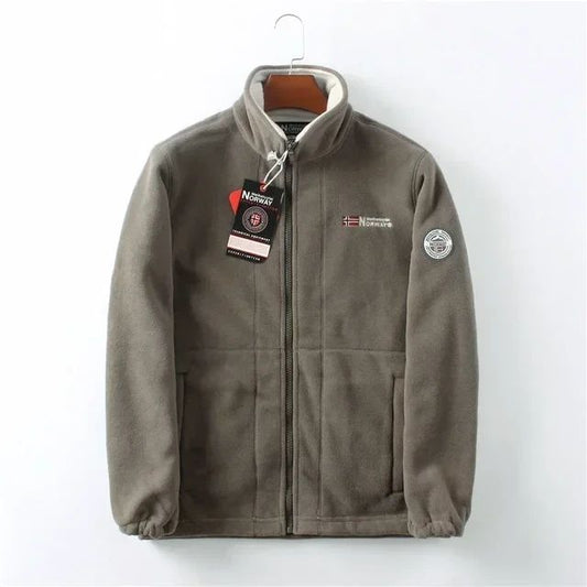 double layered jacket with hood