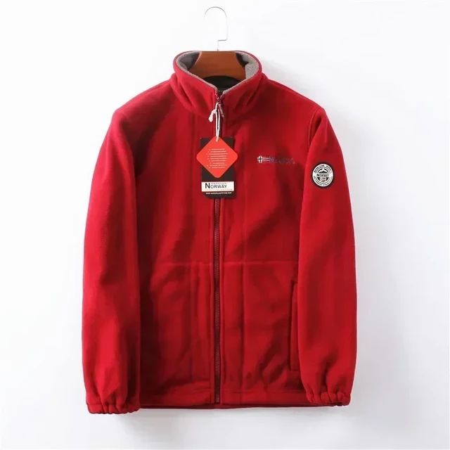 double layered jacket with hood