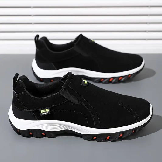 Men's Slip-On Hiking Boots - Durable, Non-Slip & Lightweight for Outdoor Adventures