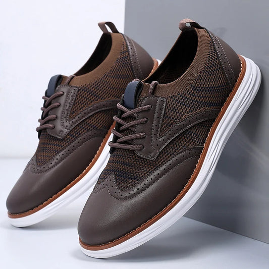 Men’s Colton Knit-Panel Casual Shoes