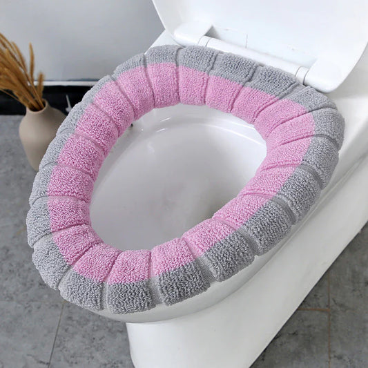 Cosy Plush Toilet Seat Cover with Stretch Fit