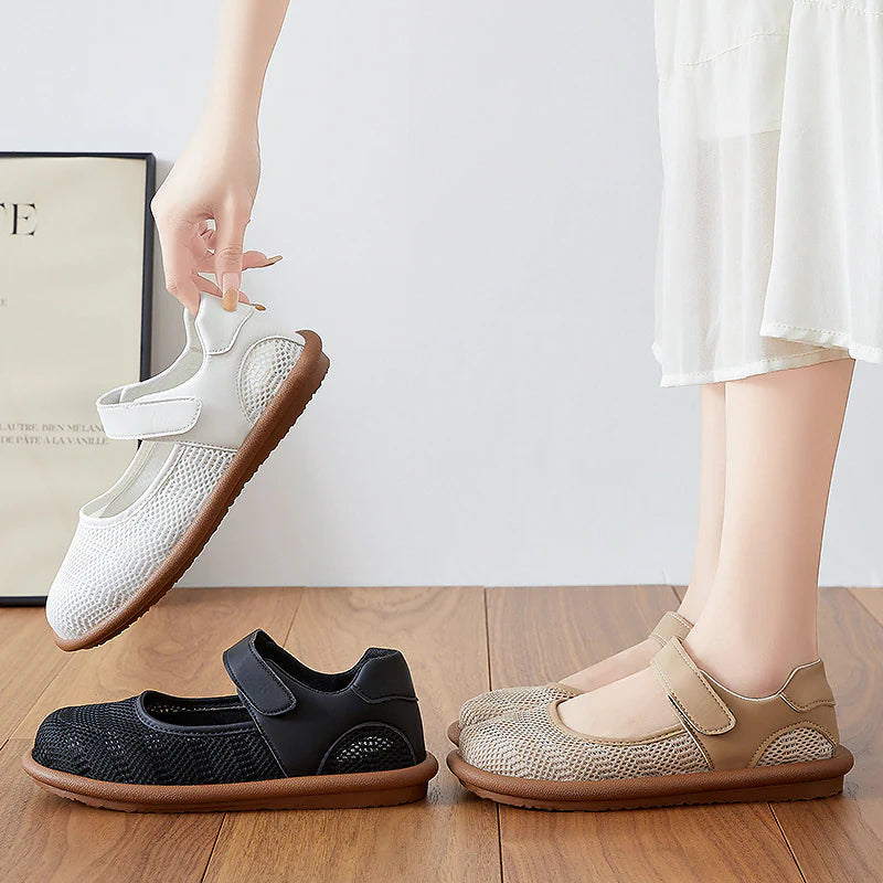 Women's Closed-Toe Mesh Sandals