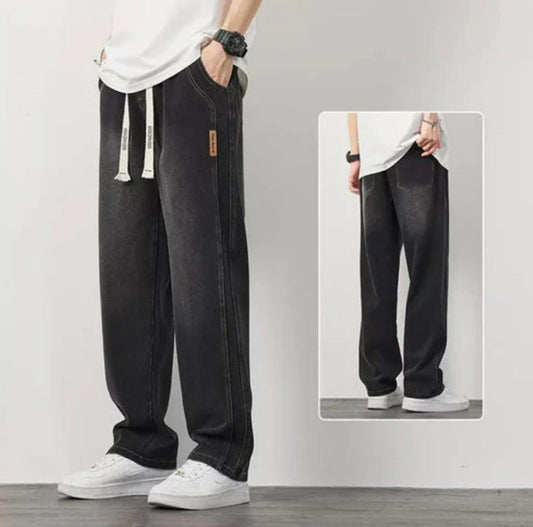Launch Men's Loose Fit Straight Jeans