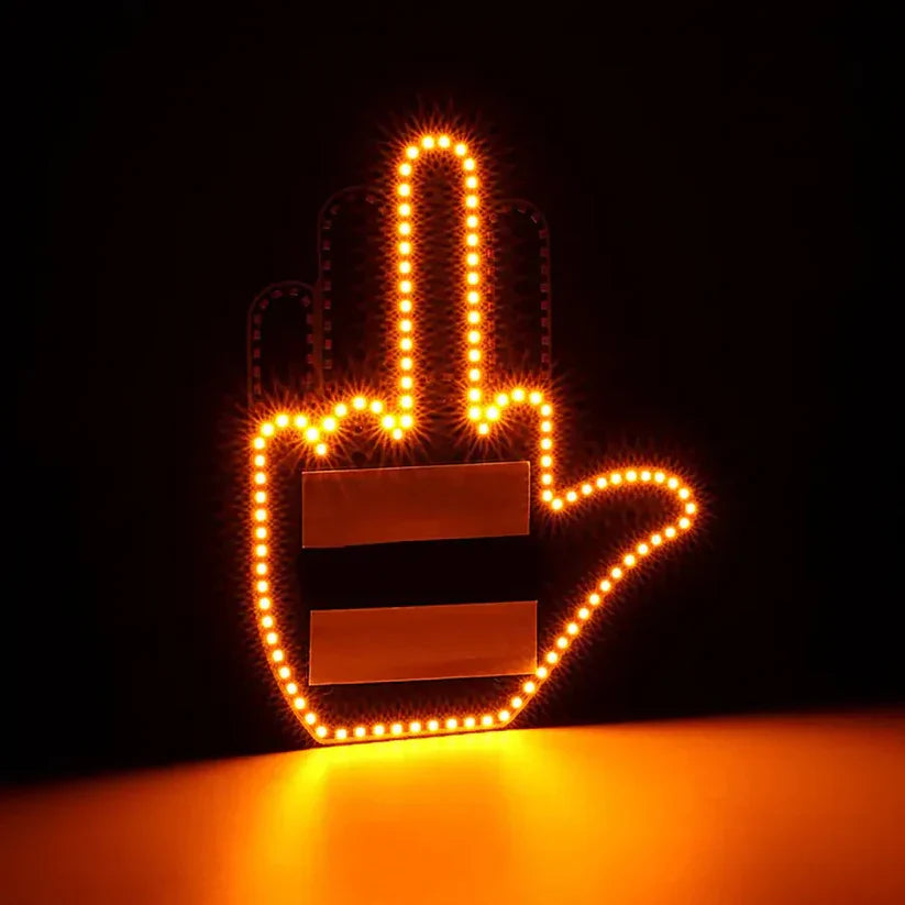 LED Gesture Display Car Window Sign