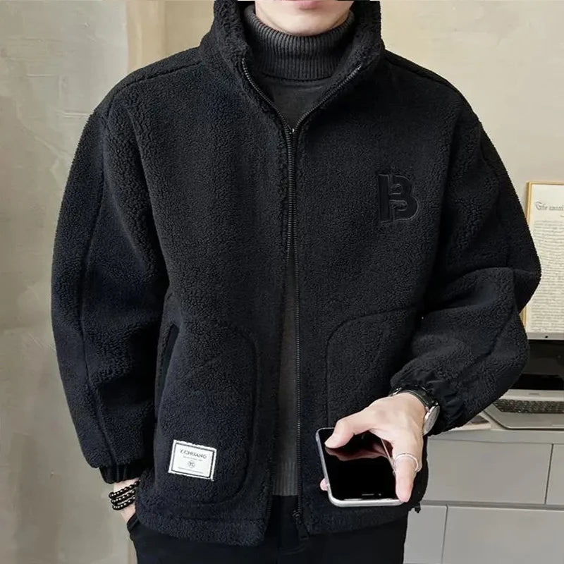 Men’s Ultra-Soft Faux Fleece Winter Jacket