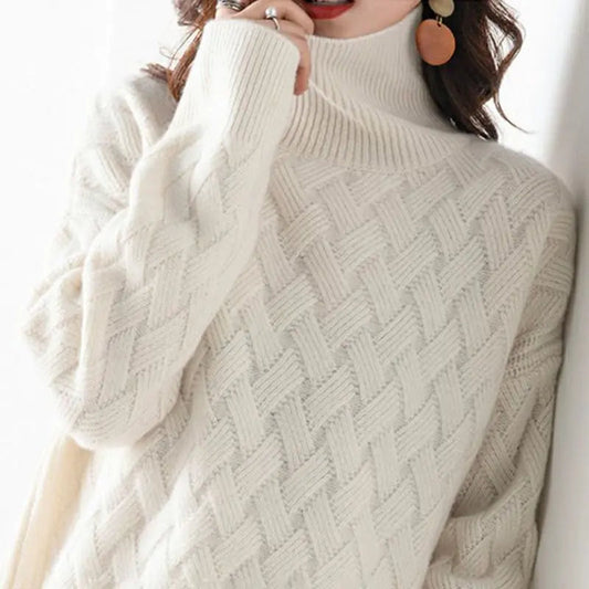 Chic Winter Cashmere-Like Sweater