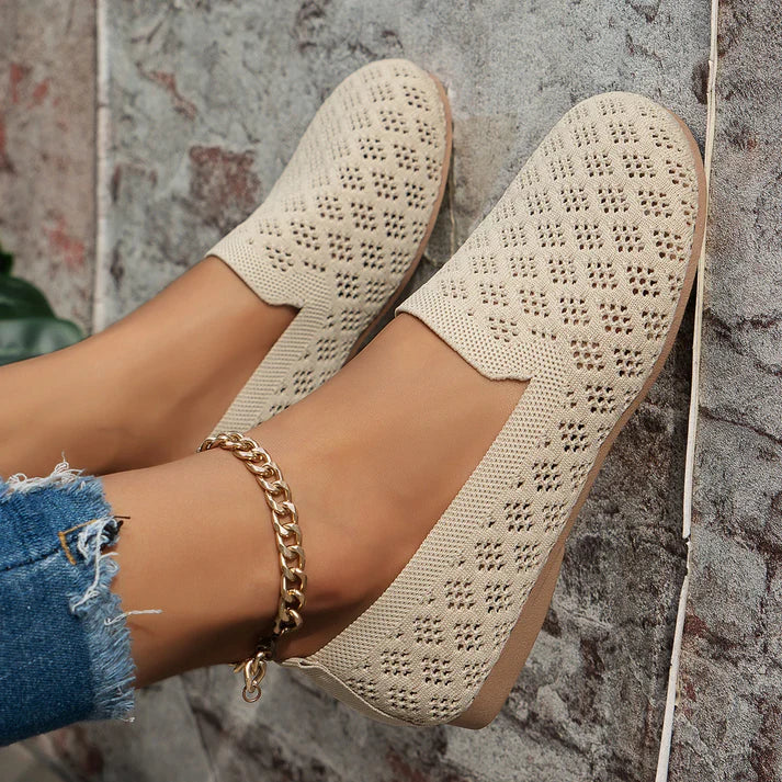 Women’s Open-Knit Slip-On Shoes