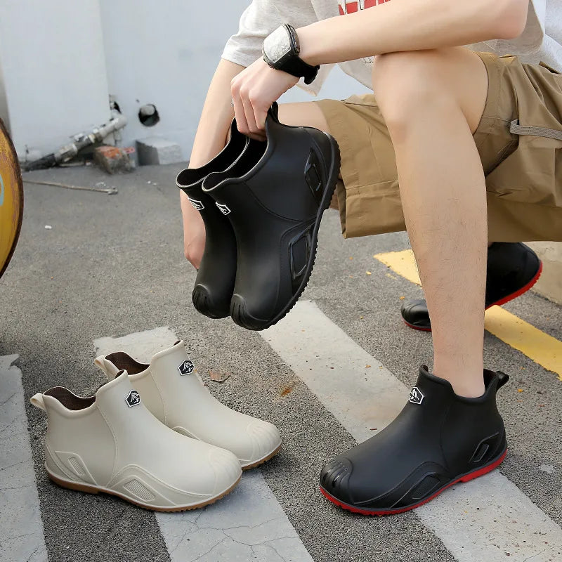 Men’s Waterproof Slip-On Deck Boots