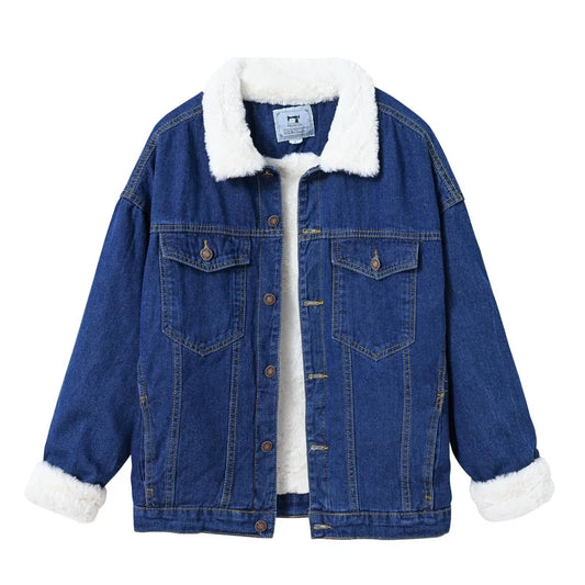 Women's Fleece-Lined Classic Denim Jacket