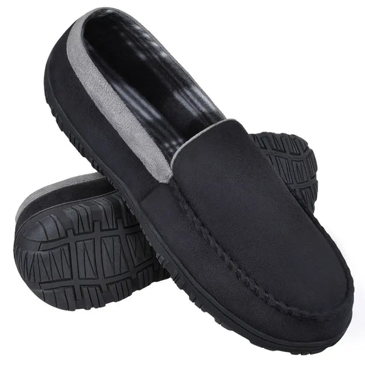 Men's Memory Foam Moccasin Slippers