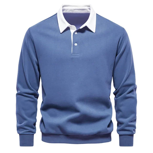 Men’s Classic Cotton-Blend Everyday Polo Shirt
