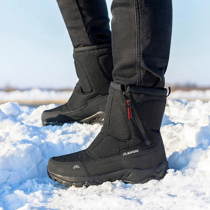 Men’s All-Terrain Waterproof Zip-Up Insulated Snow Boots