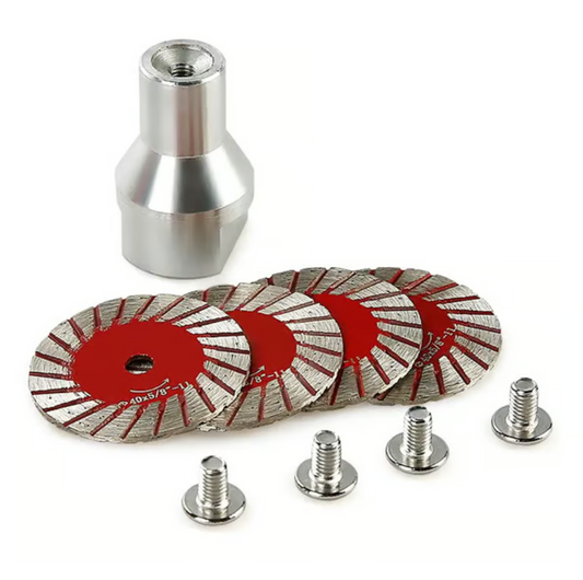 1.57" Diamond Cutting Disc Set with Removable Flange