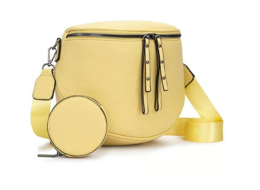 Women’s Large Crossbody Sling Bag with Coin Pouch