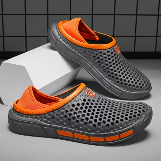 Men’s Breathable Slip-On Mesh Summer Clogs
